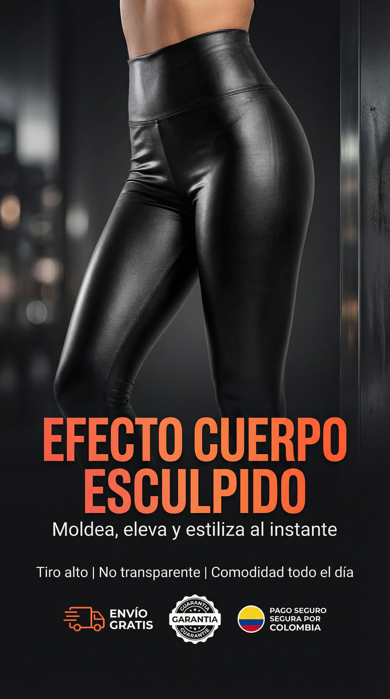 Leggins Efecto Cuero